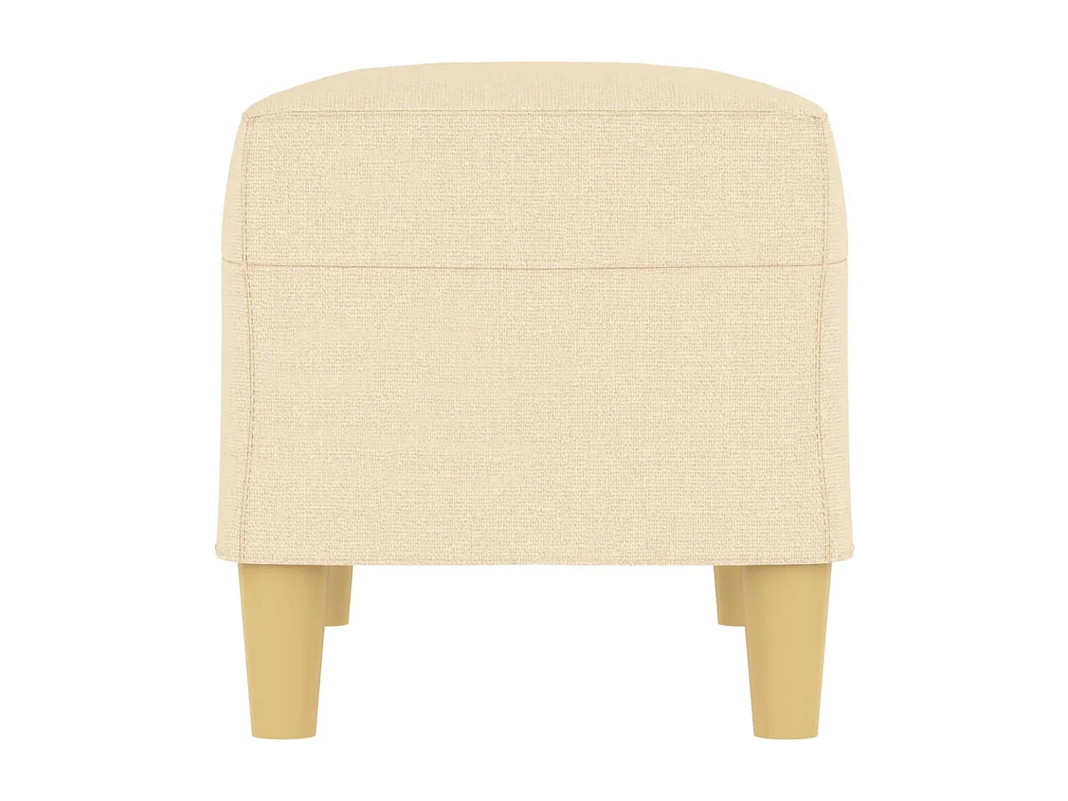 Banc Crème 70x35x41 cm Tissu