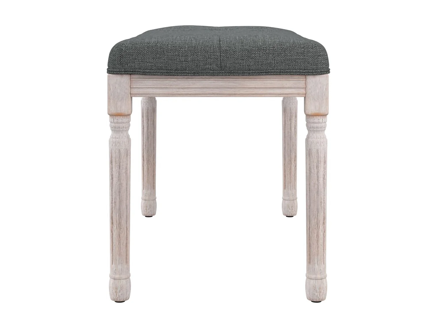 Bank Donkergrijs 80x40x49 cm Stof