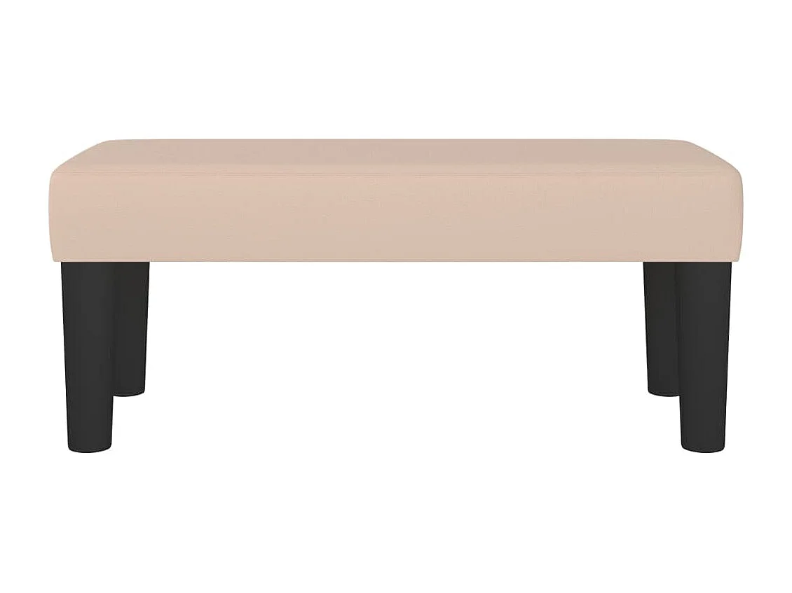 Banco Cappuccino 70x30x30 cm Couro Sintético