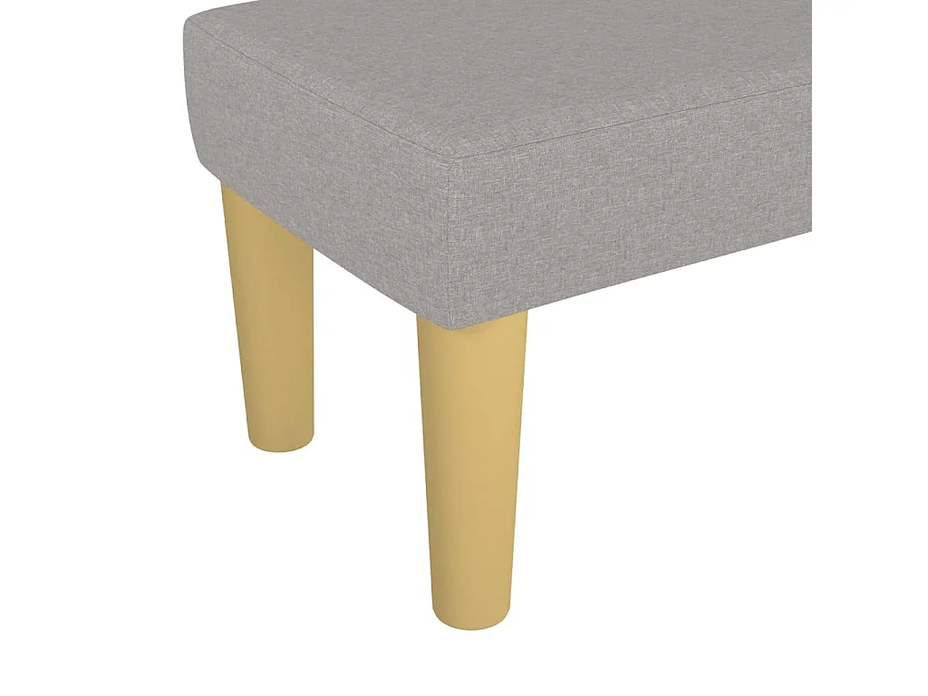 Banc Gris clair 70x30x30 cm Tissu