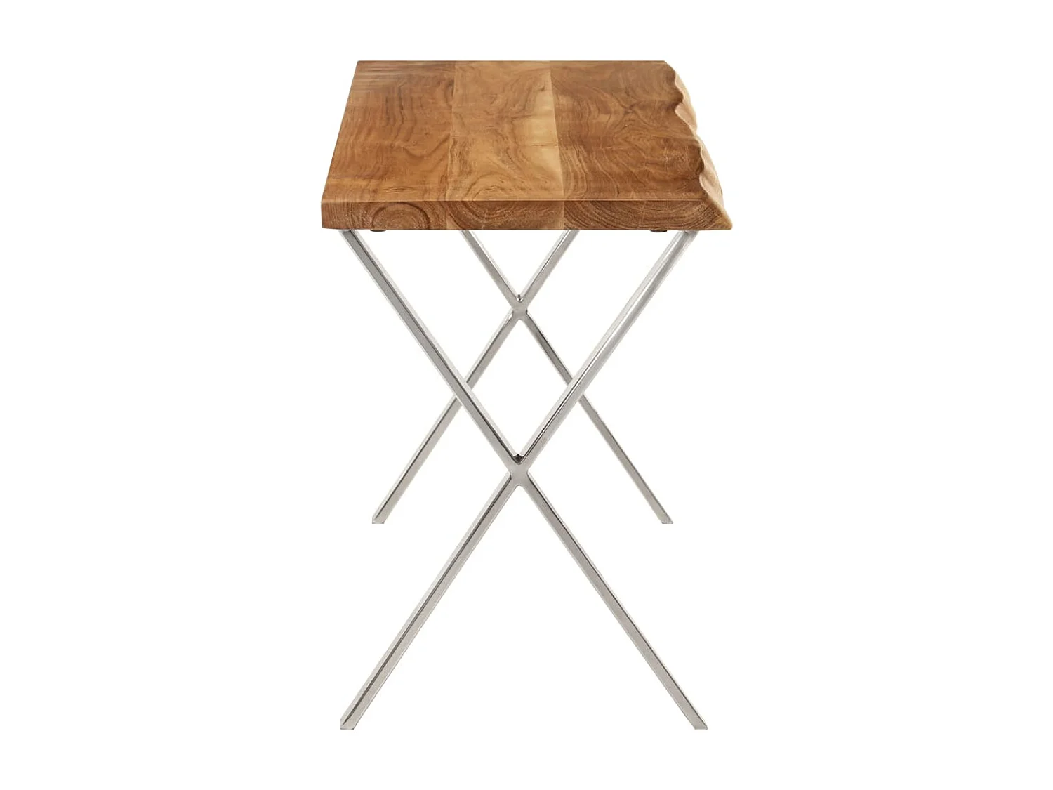 Banc avec bord vivant 105 cm bois d'acacia massif