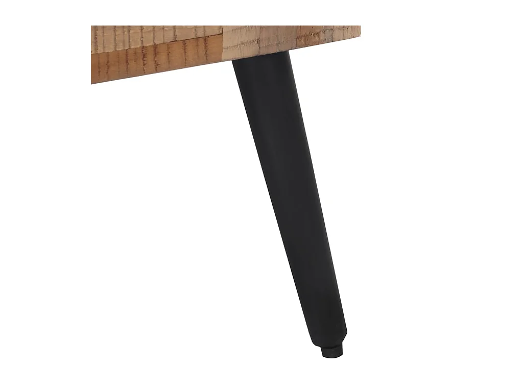 Banc 110x35x45 cm teck massif récupéré