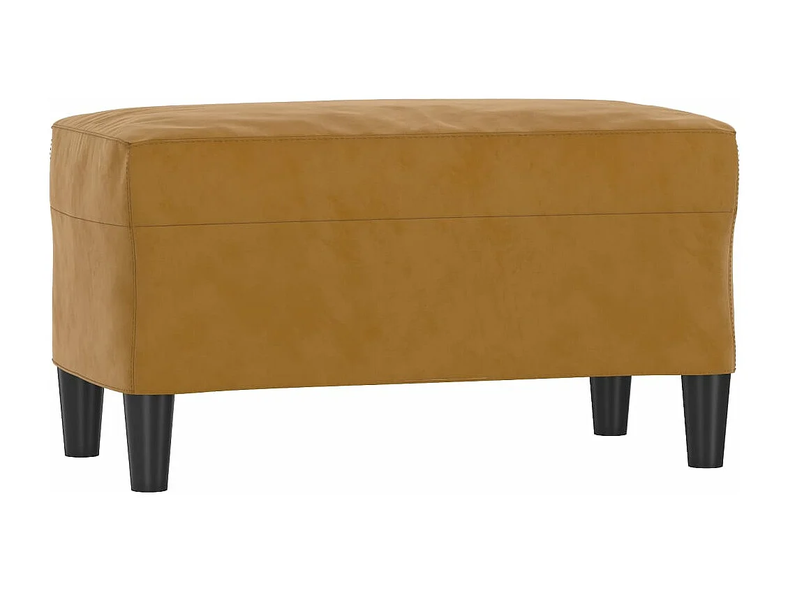 Banco Marrón 70x35x41 cm Terciopelo