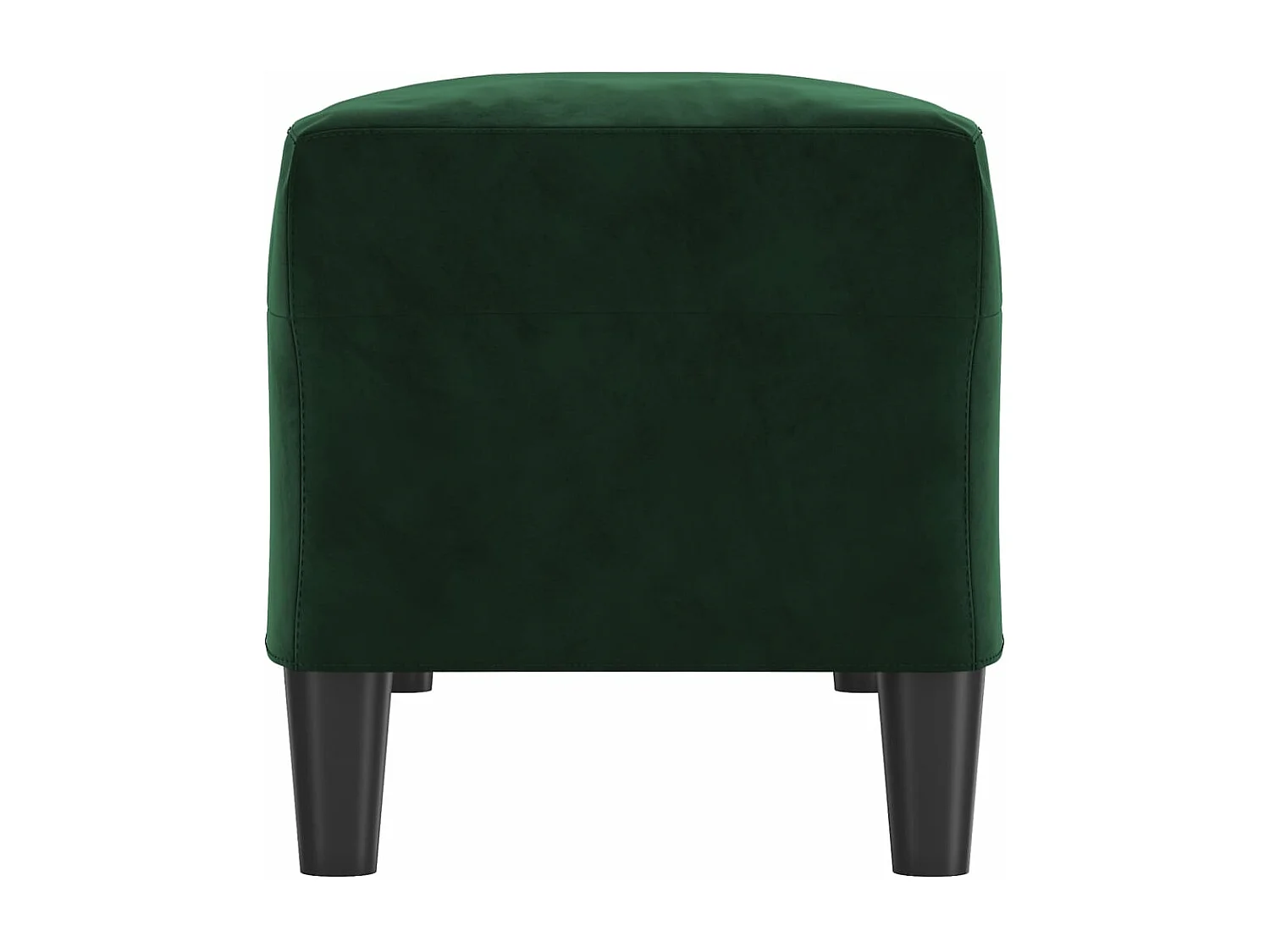 Banc Vert foncé 100x35x41 cm Velours