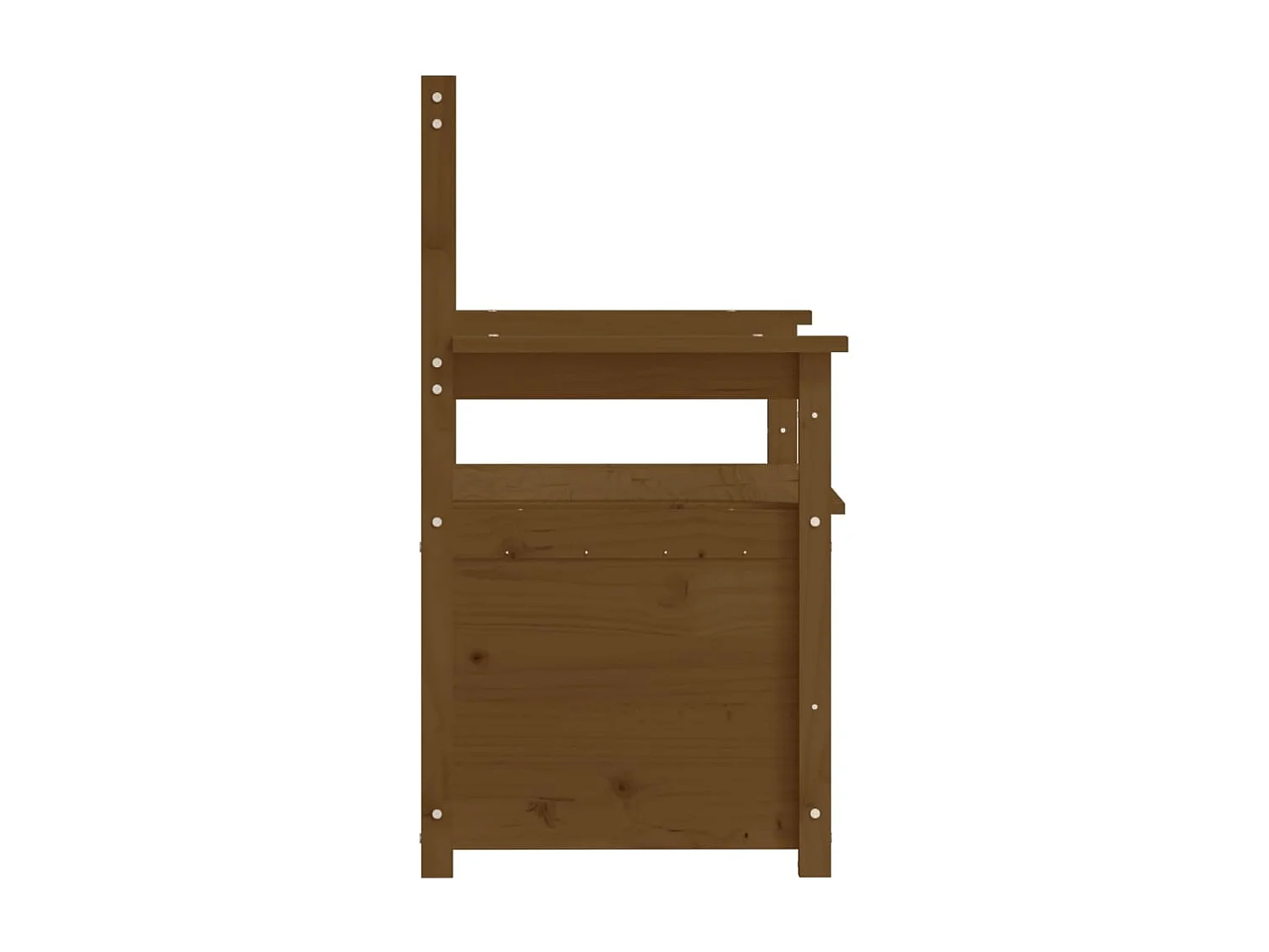 Honingbruine bank 112,5x51,5x96,5 cm Massief grenenhout