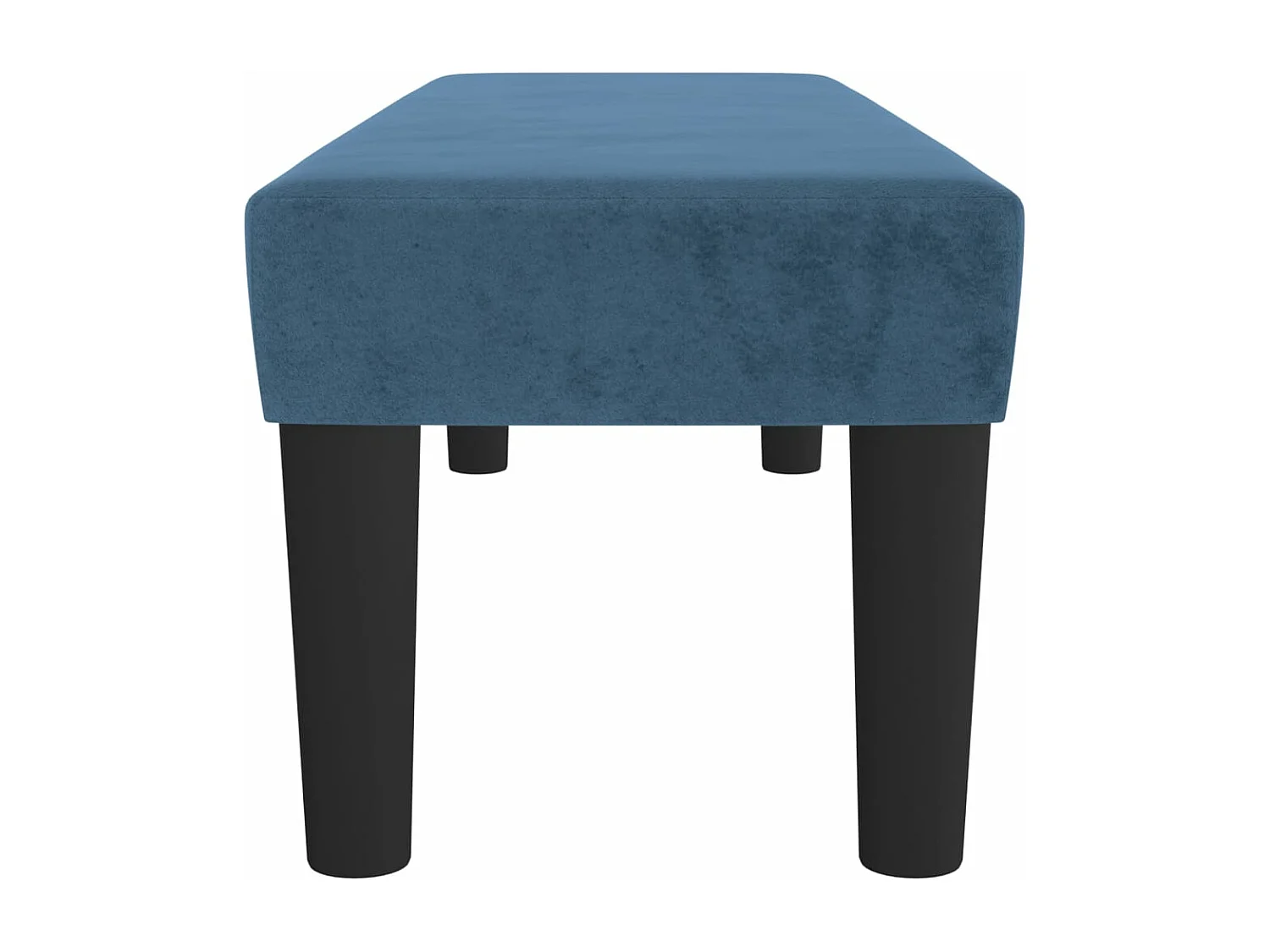 Banc Bleu foncé 100x30x30 cm Velours