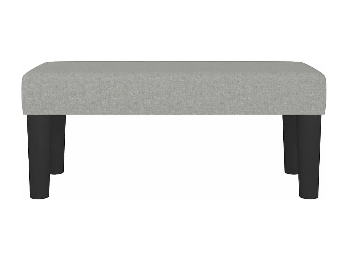 Banc Gris clair 70x30x30 cm Tissu