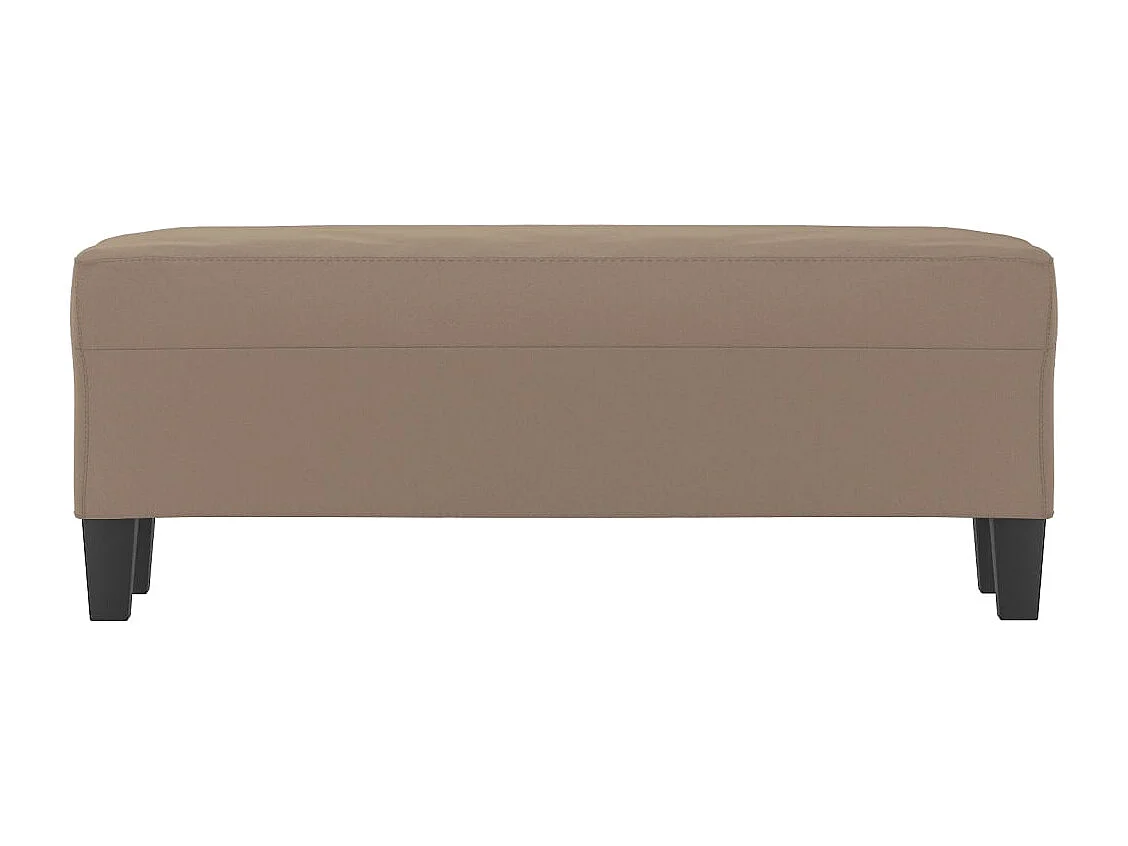 Panca Tortora 100x35x41 cm Tessuto in Microfibra