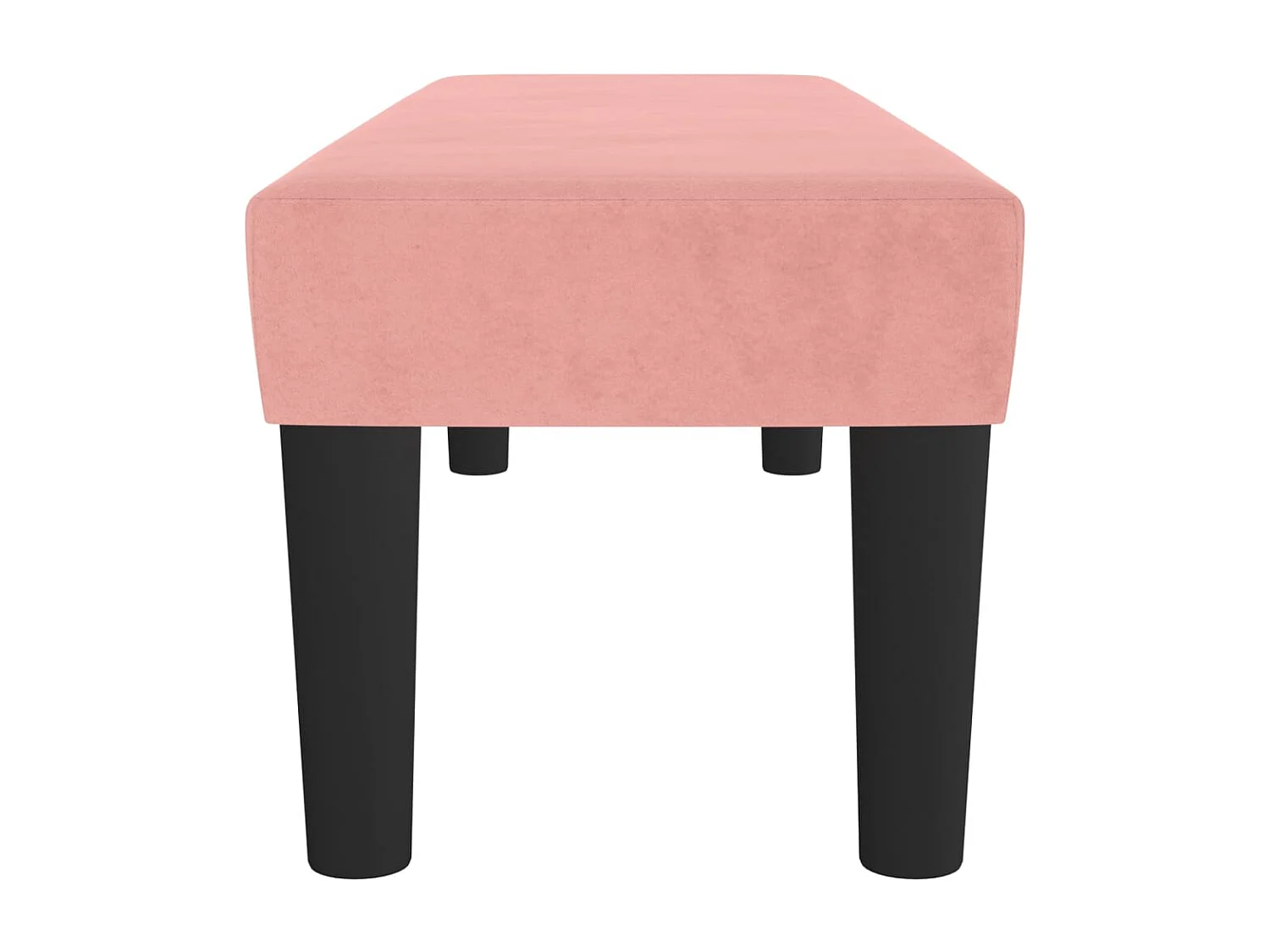 Banco Rosa 100x30x30 cm Terciopelo