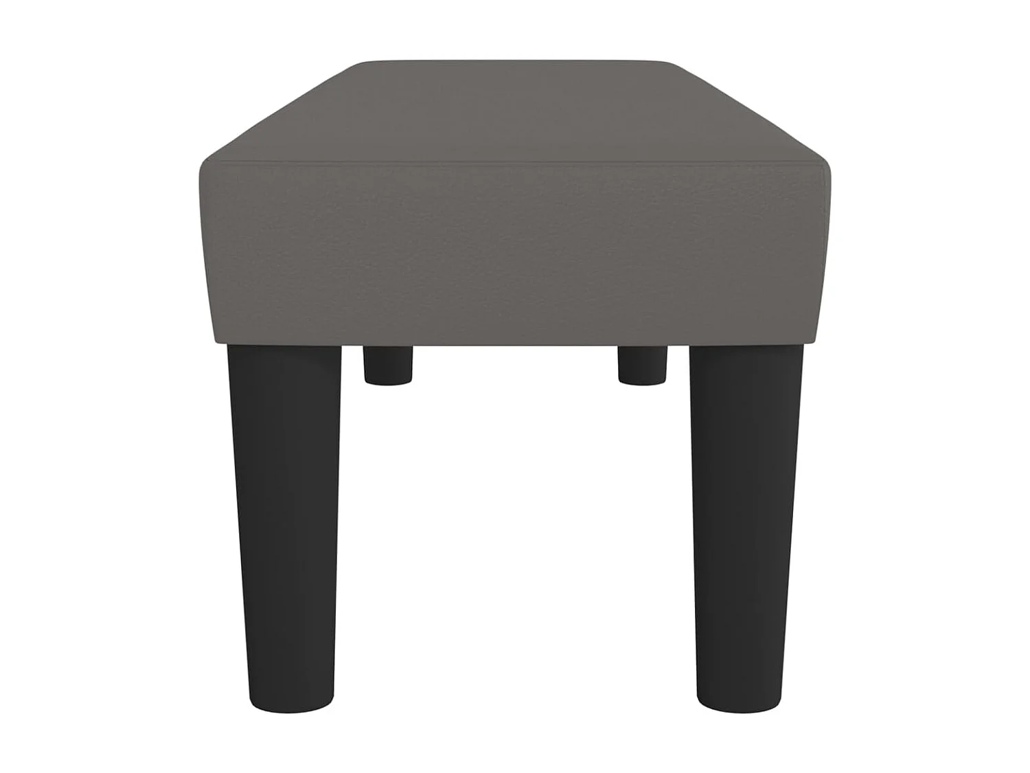 Banc Gris 100x30x30 cm Similicuir