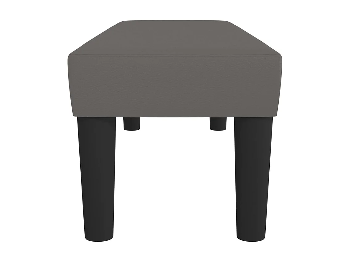 Banc Gris 100x30x30 cm Similicuir