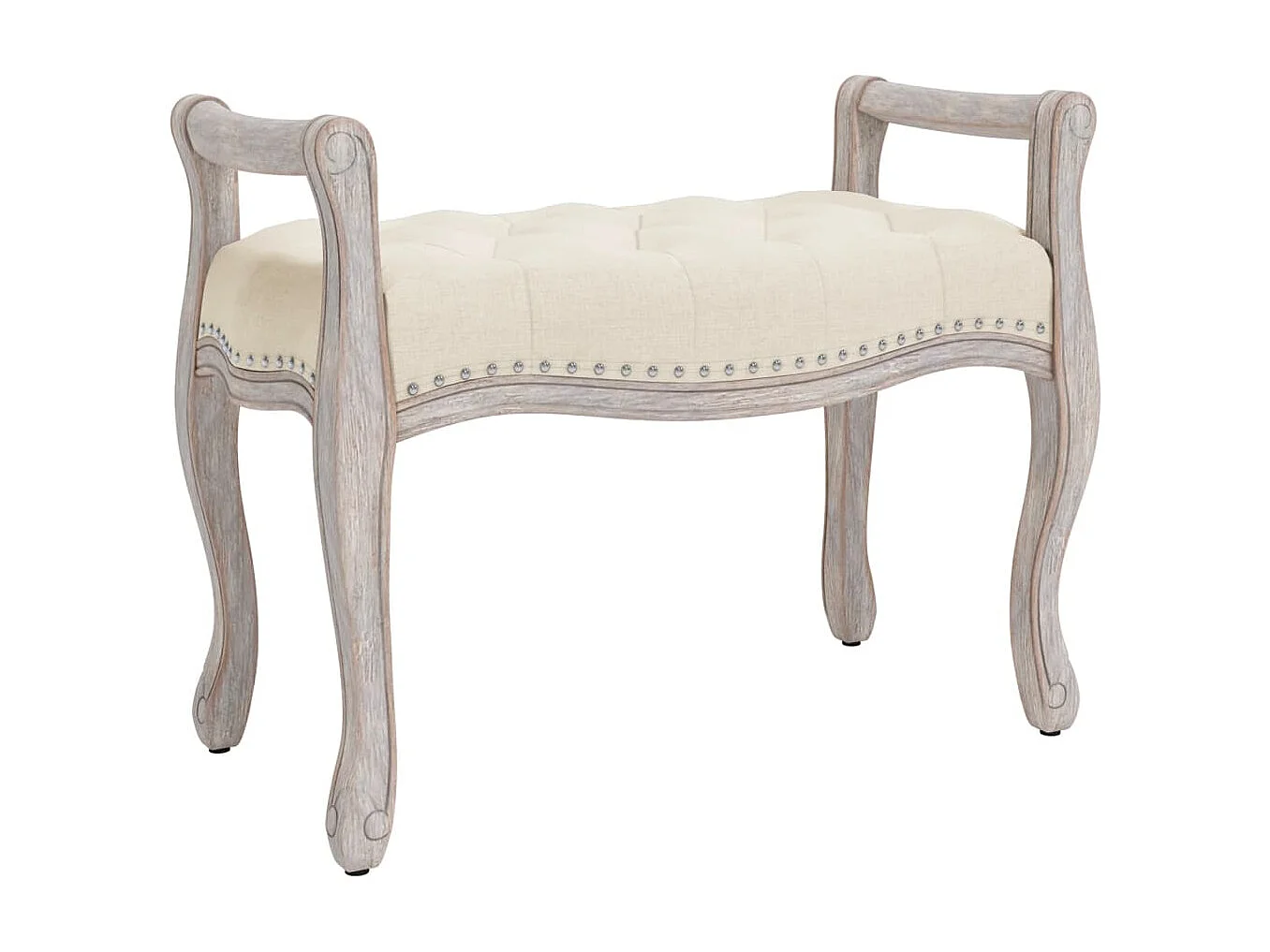 Bank 80x45x60 cm Leinen