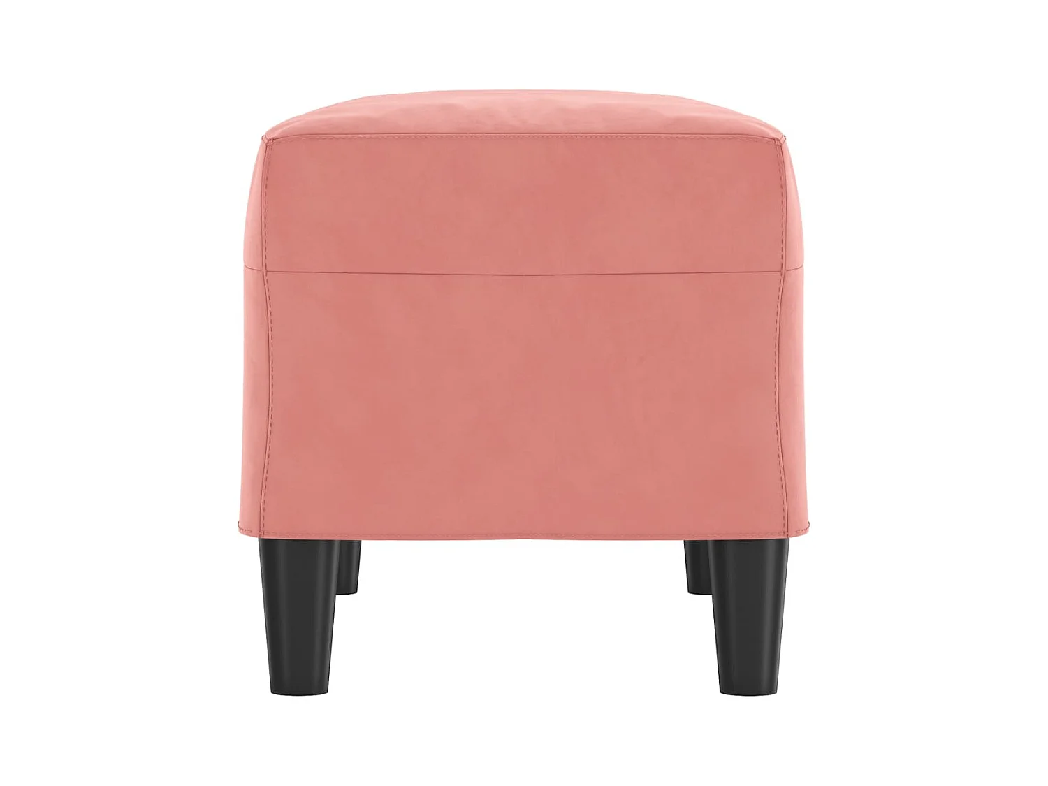 Banc Rose 70x35x41 cm Velours