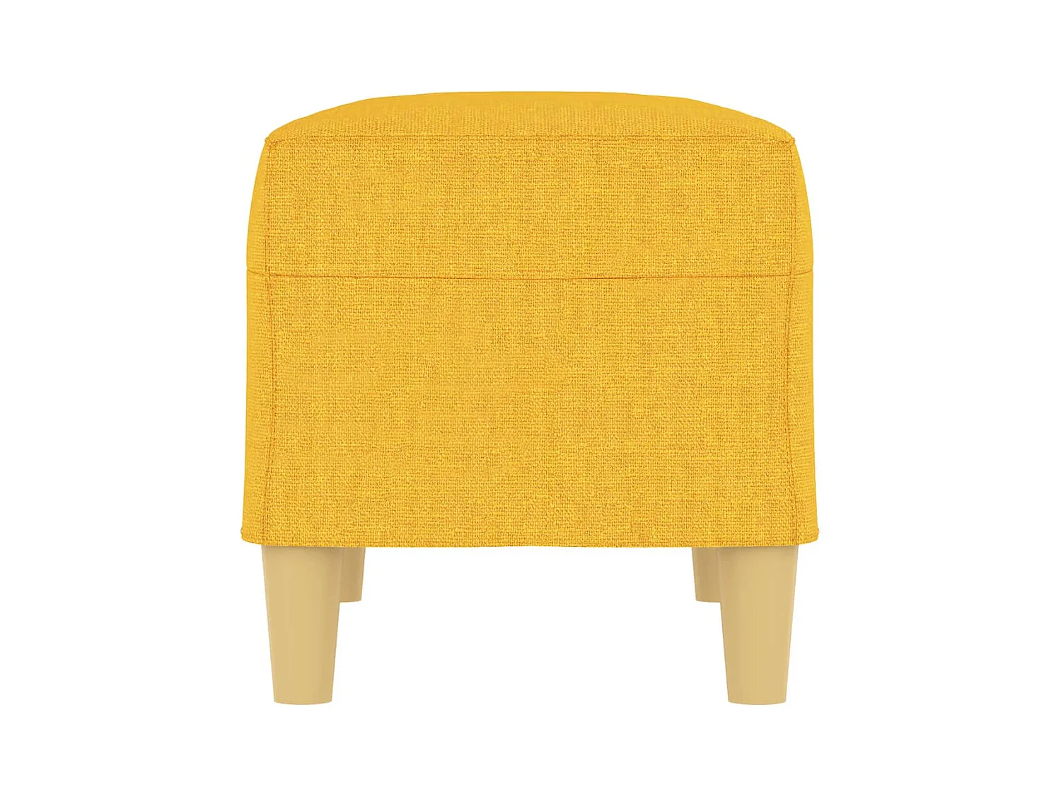 Banc Jaune clair 70x35x41 cm Tissu