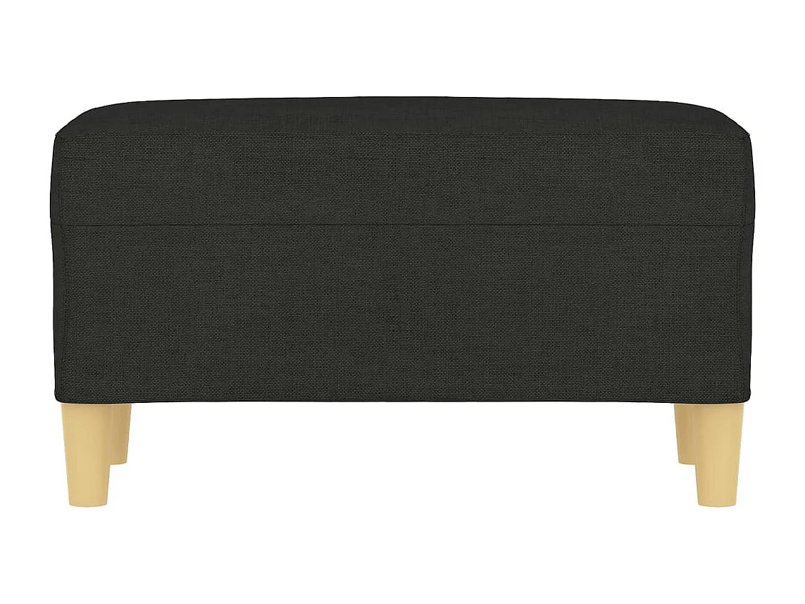 Banco Preto 70x35x41 cm Tecido