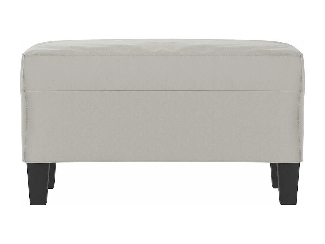 Banc Gris clair 70x35x41 cm Tissu microfibre