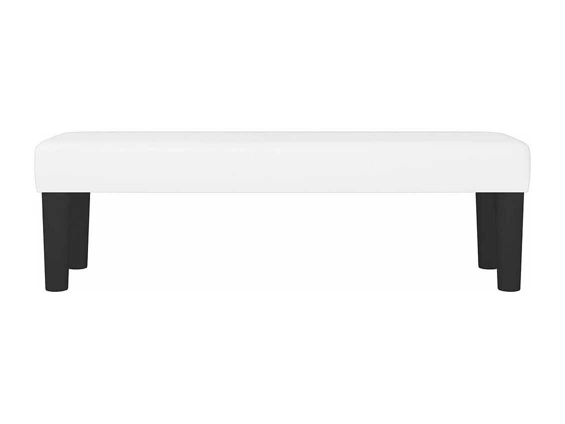Banco Blanco 100x30x30 cm Polipiel