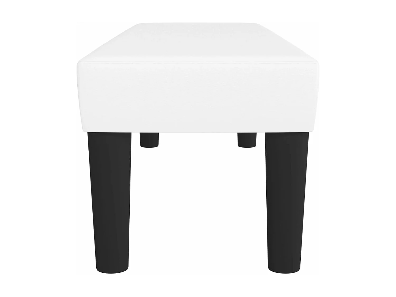 Banco Blanco 100x30x30 cm Polipiel