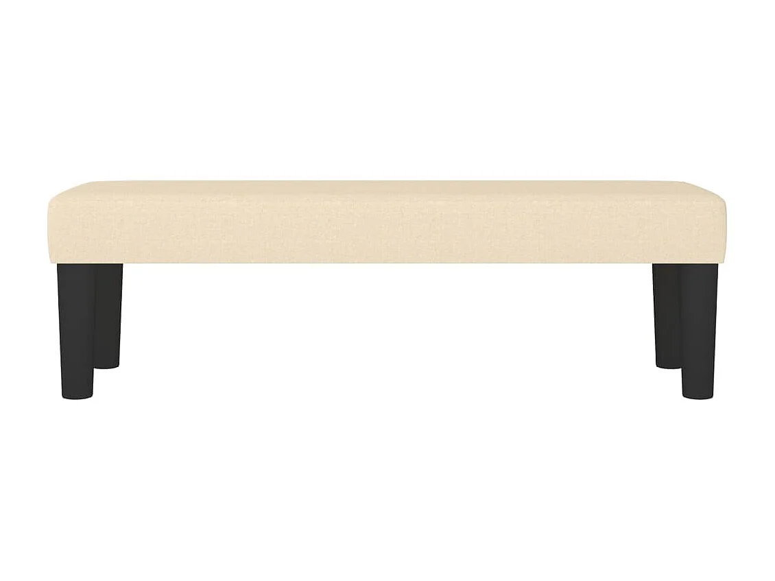 Banco Creme 100x30x30 cm Tecido