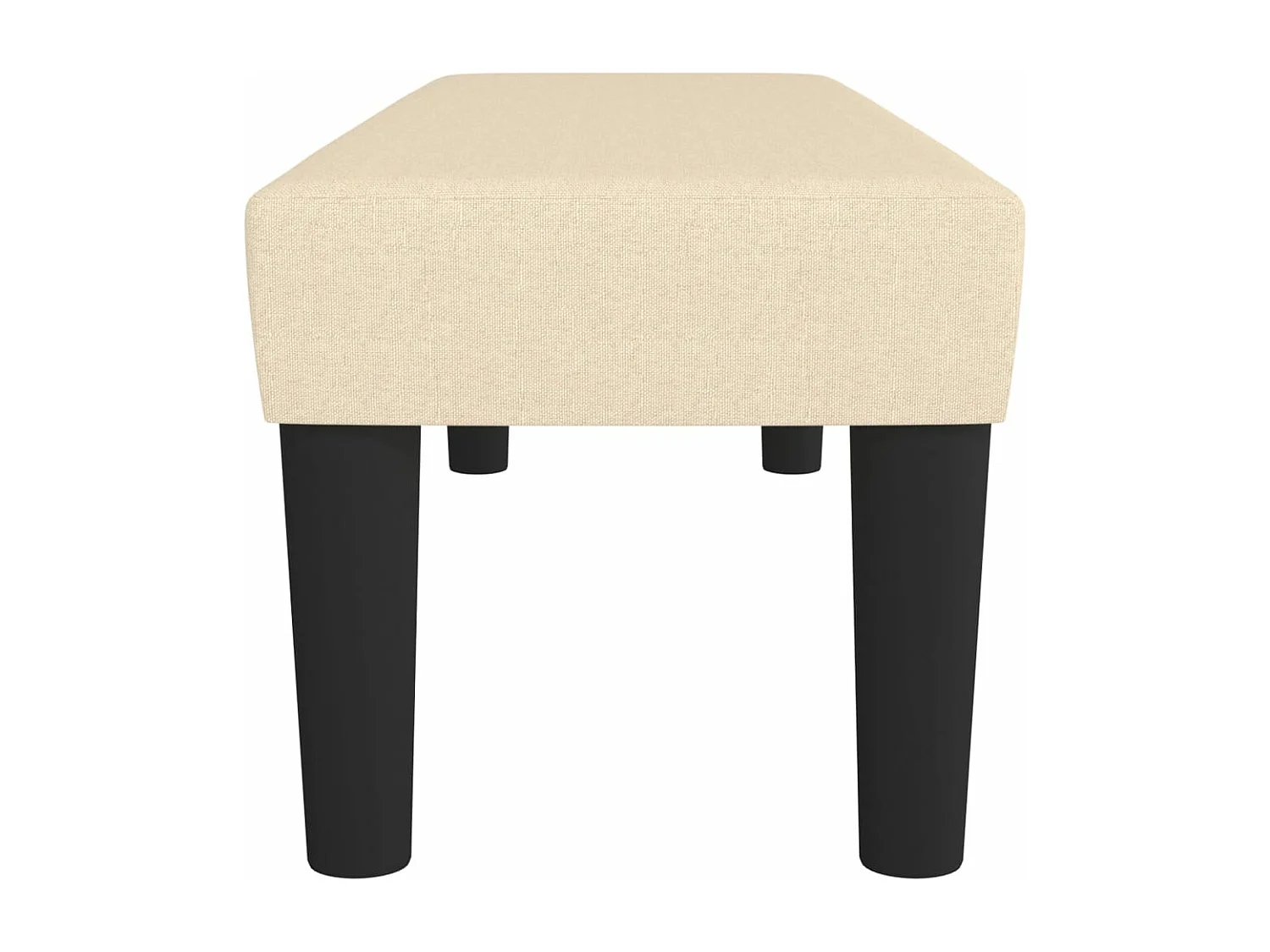 Banco Creme 100x30x30 cm Tecido