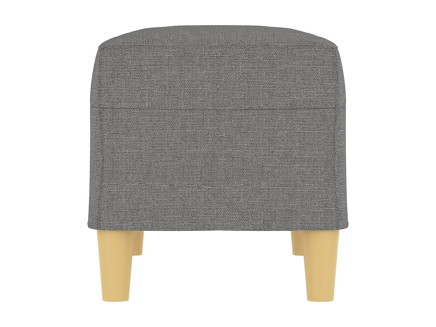 Banc Gris foncé 70x35x41 cm Tissu