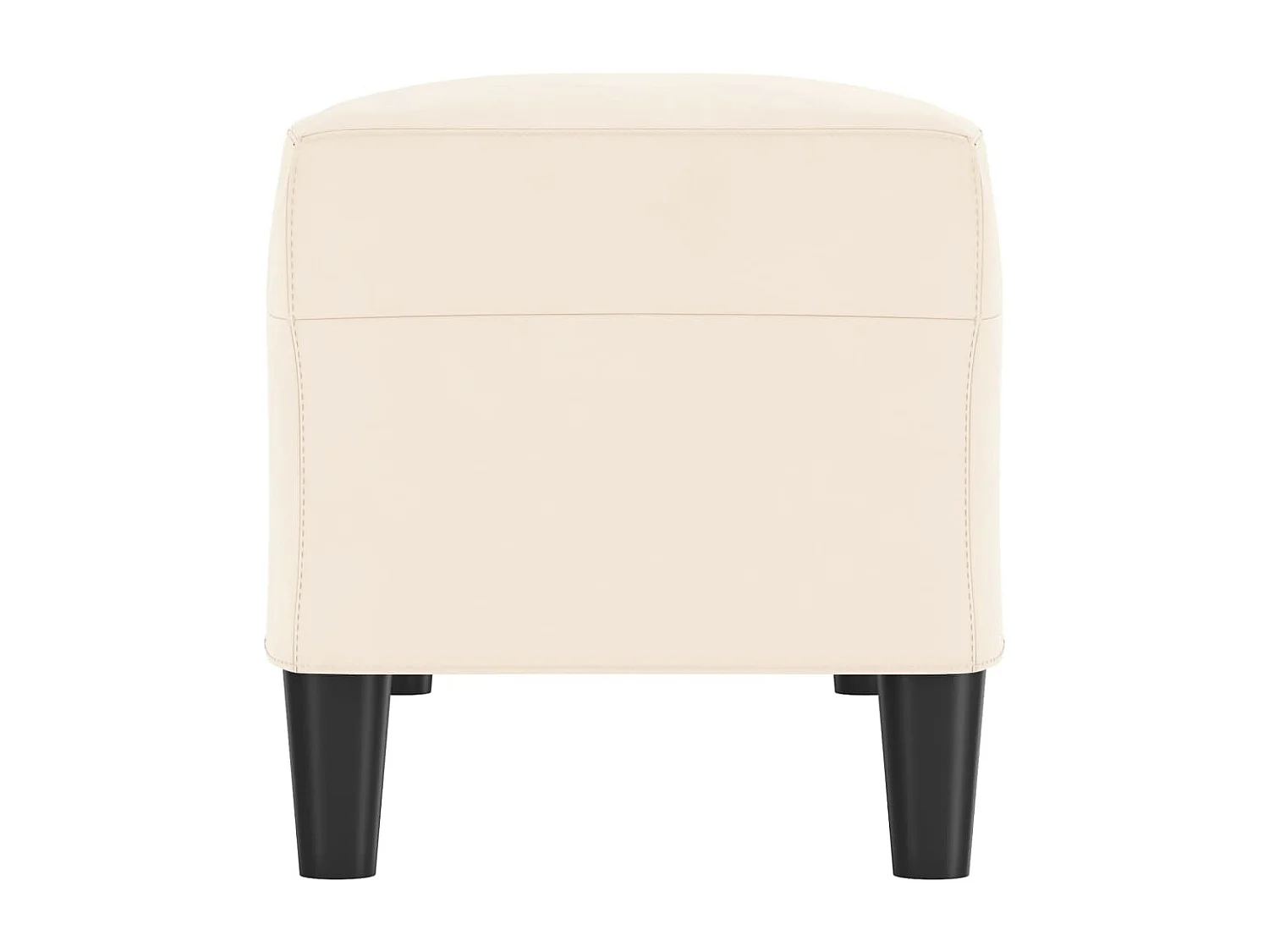 Banc Crème 100x35x41 cm Velours