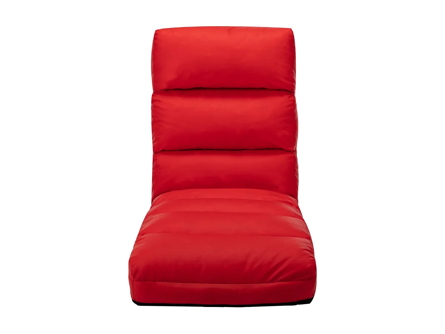 Sedia da terra pieghevole Rossa in ecopelle