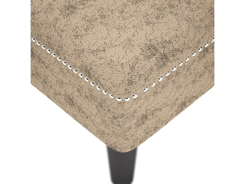 Fauteuil long et coussin/accoudoir droit gris clair simili cuir