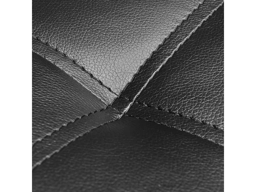 Sillón con cojín Piel sintética negro