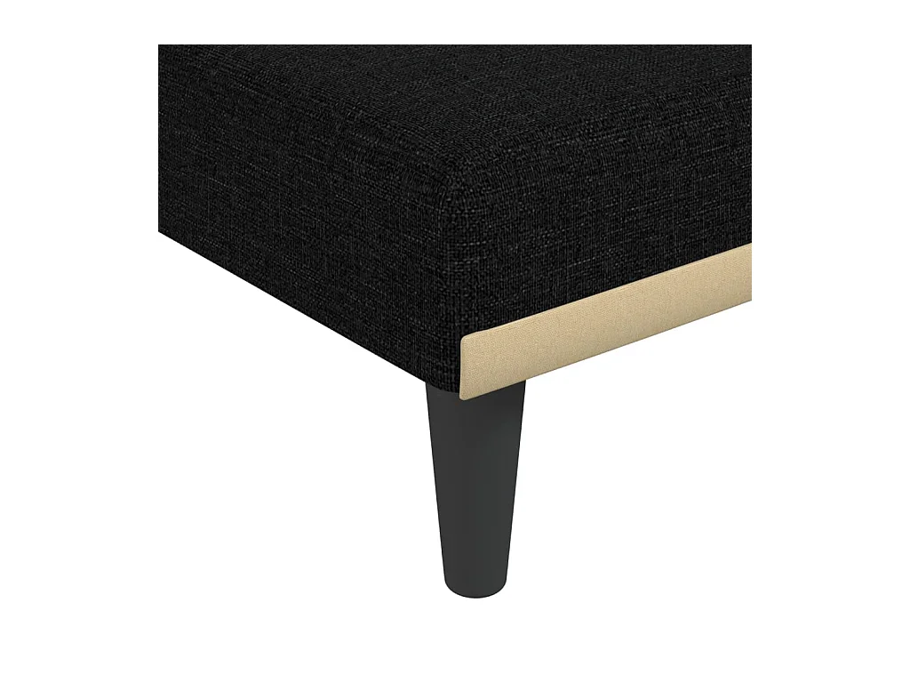 Poltrona de tecido preto