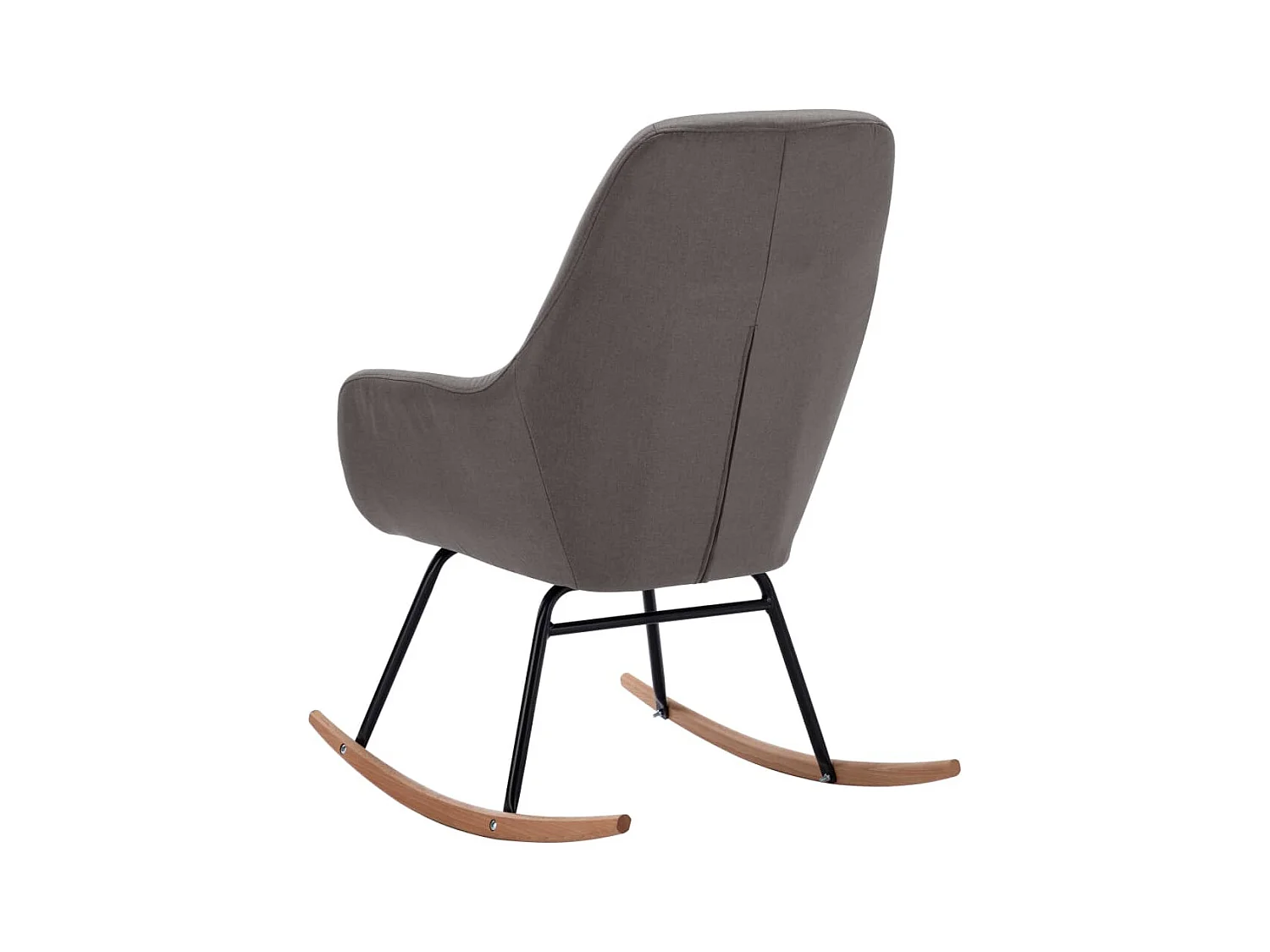 Chaise à bascule Gris clair Tissu