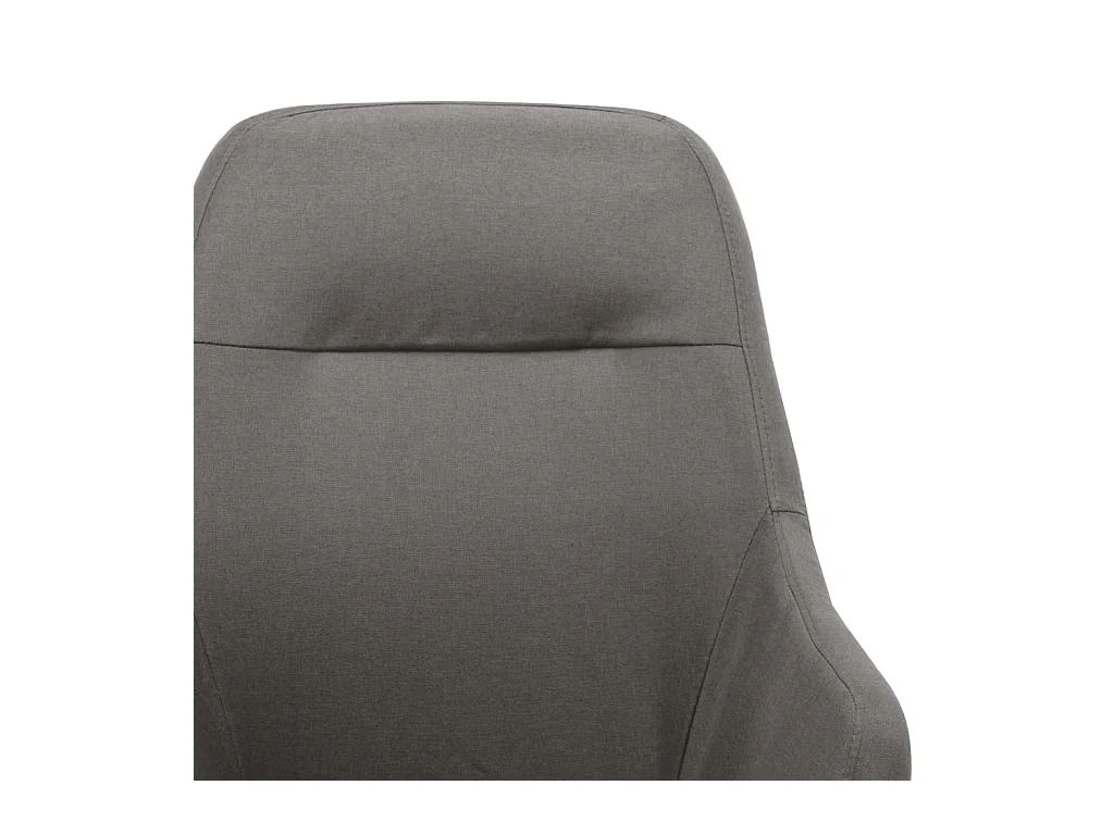 Chaise à bascule Gris clair Tissu