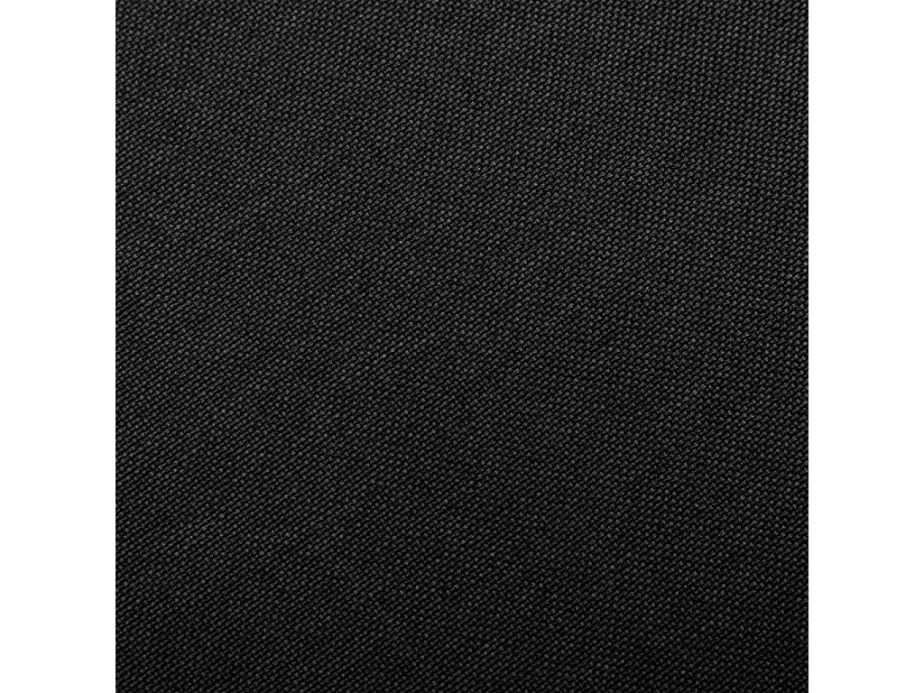 Chaise à bascule Noir Tissu