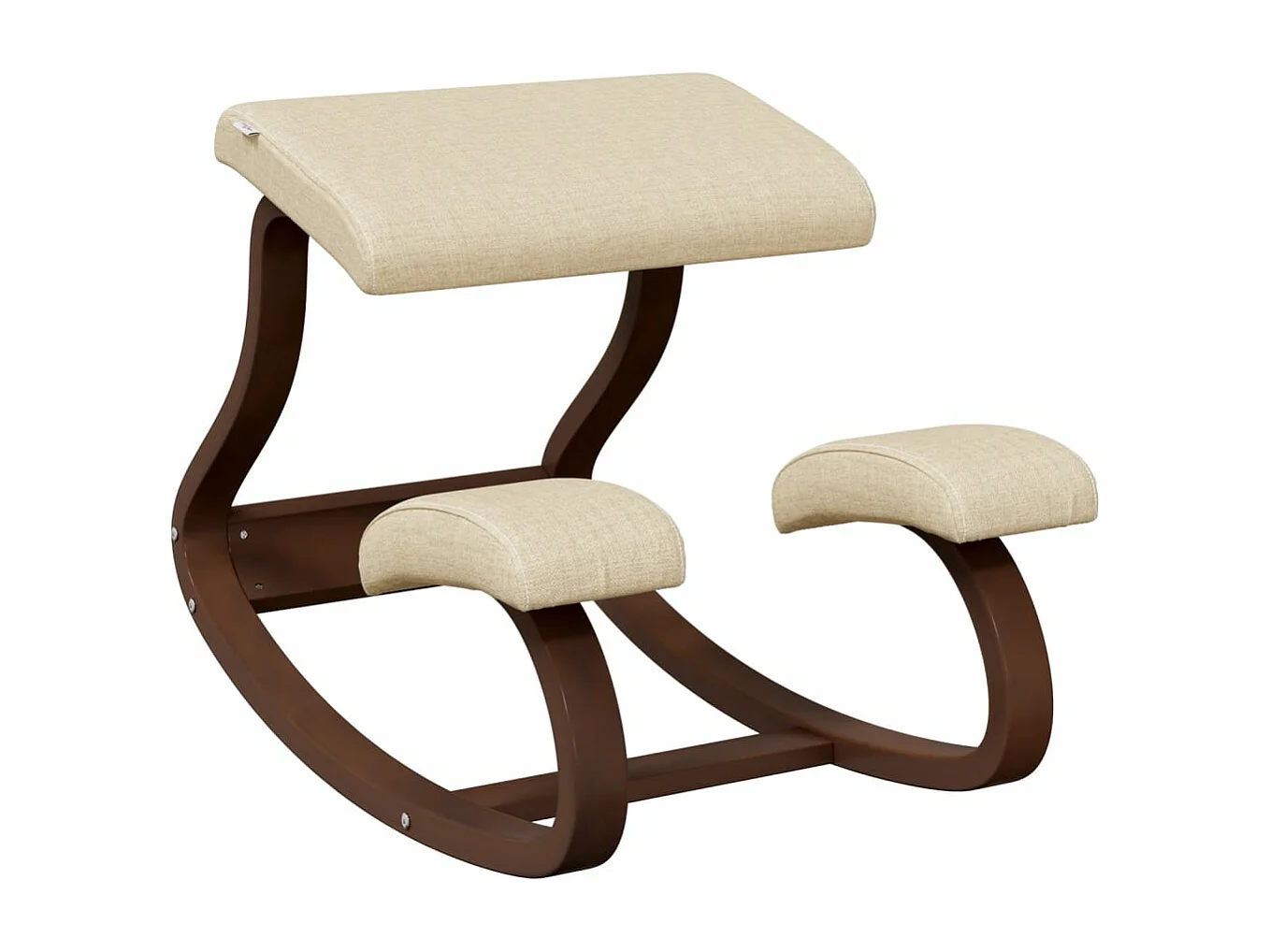 Sedia inginocchiata crema 48x71x51 cm multistrato di betulla