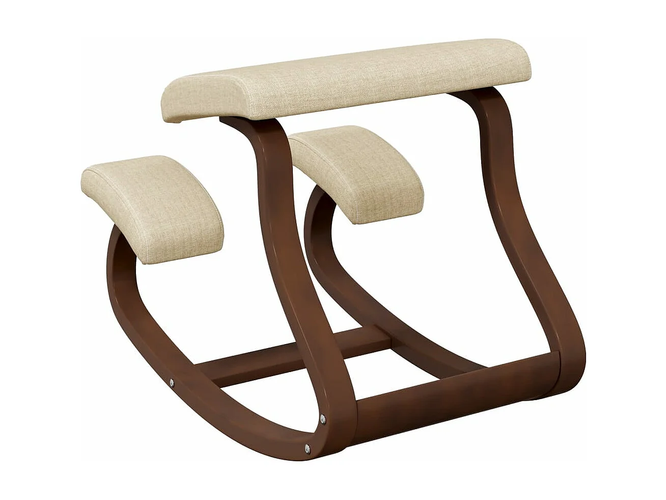 Sedia inginocchiata crema 48x71x51 cm multistrato di betulla