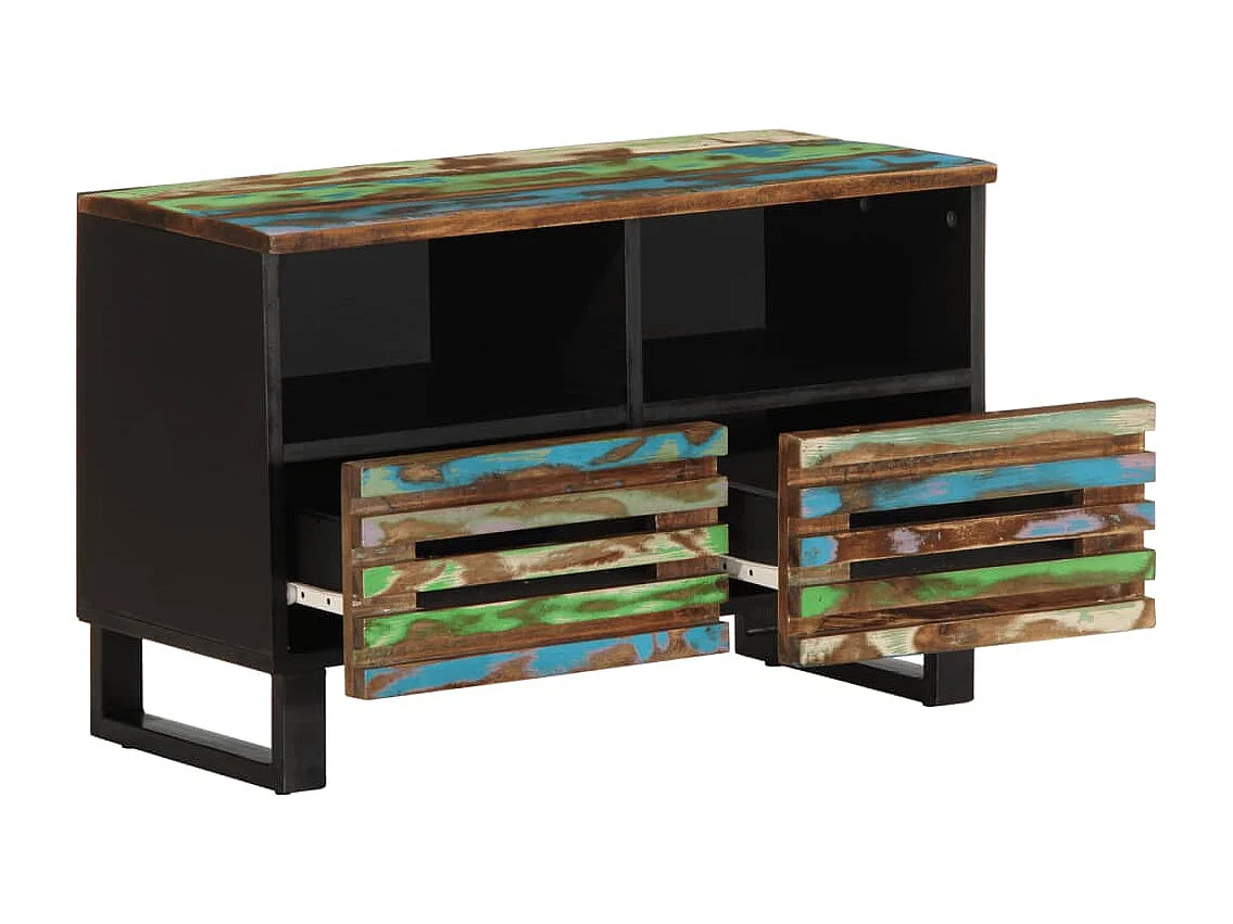 Mobile TV 70x34x46 cm in legno massello di acacia