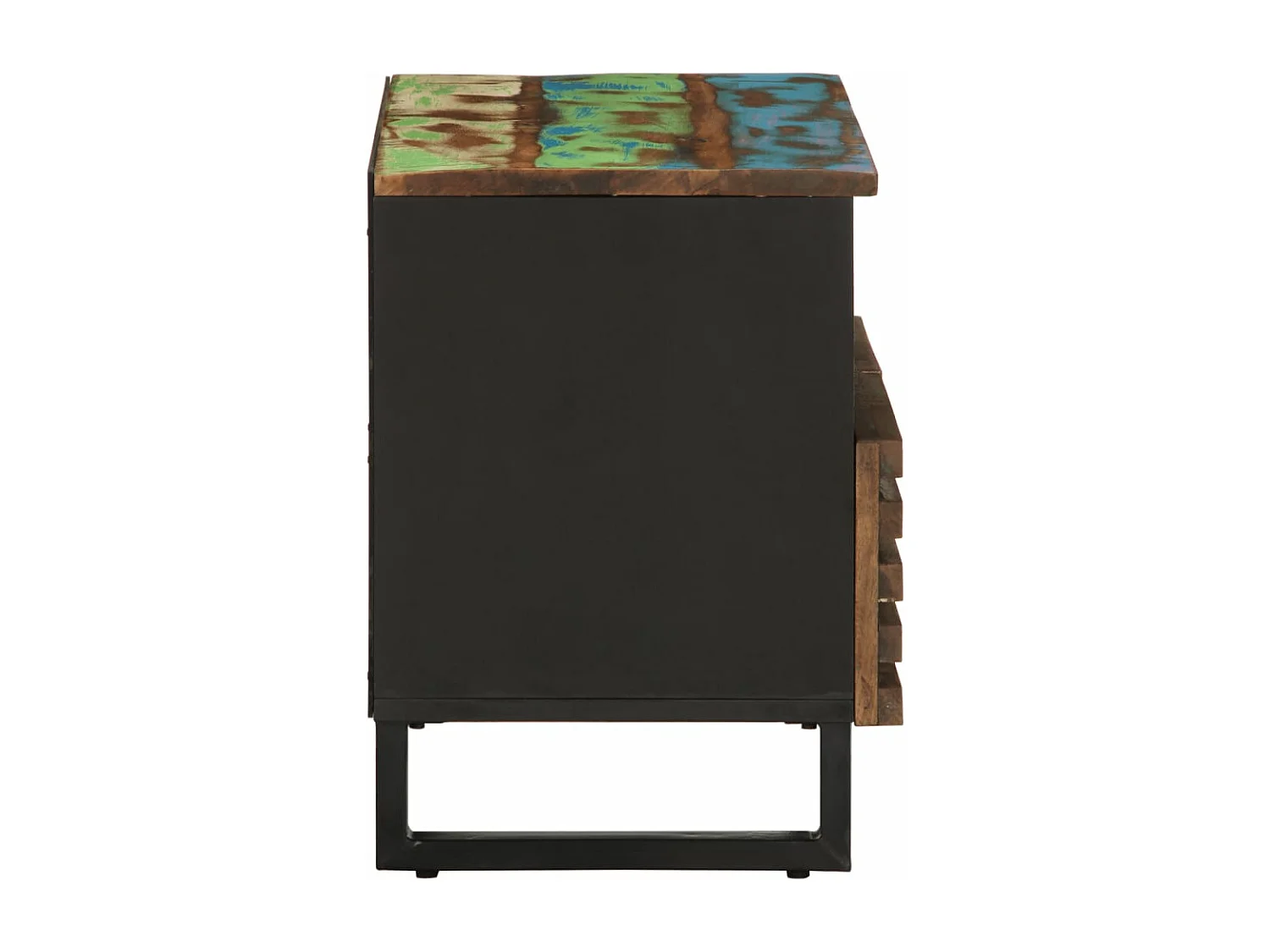 Meuble TV 70x34x46 cm bois d'acacia massif