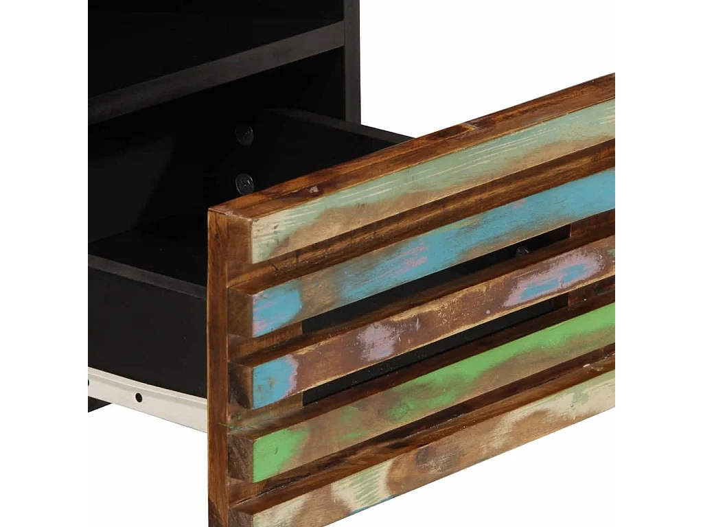 Meuble TV 70x34x46 cm bois d'acacia massif