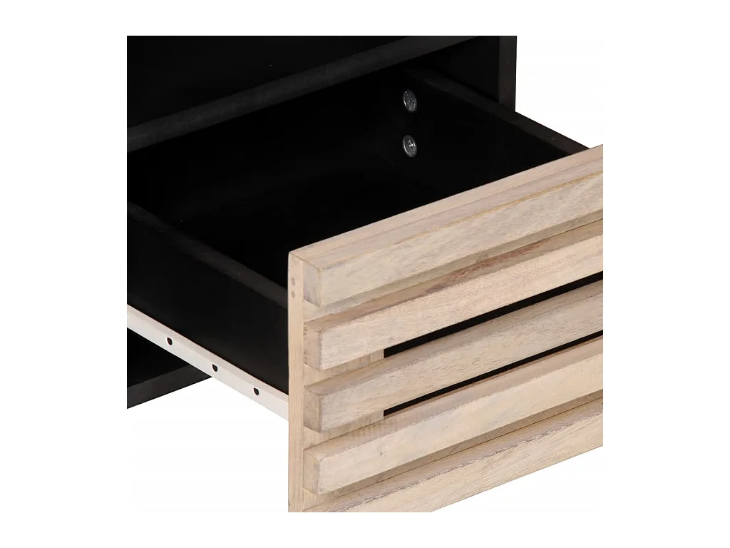 Mobile TV 100x34x46 cm in legno massello di mango