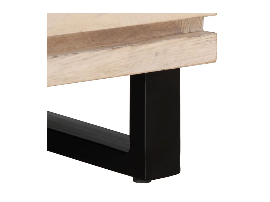 Mobile TV 100x34x46 cm in legno massello di mango