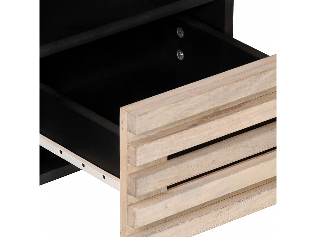 Mobile TV 100x34x46 cm in legno massello di mango