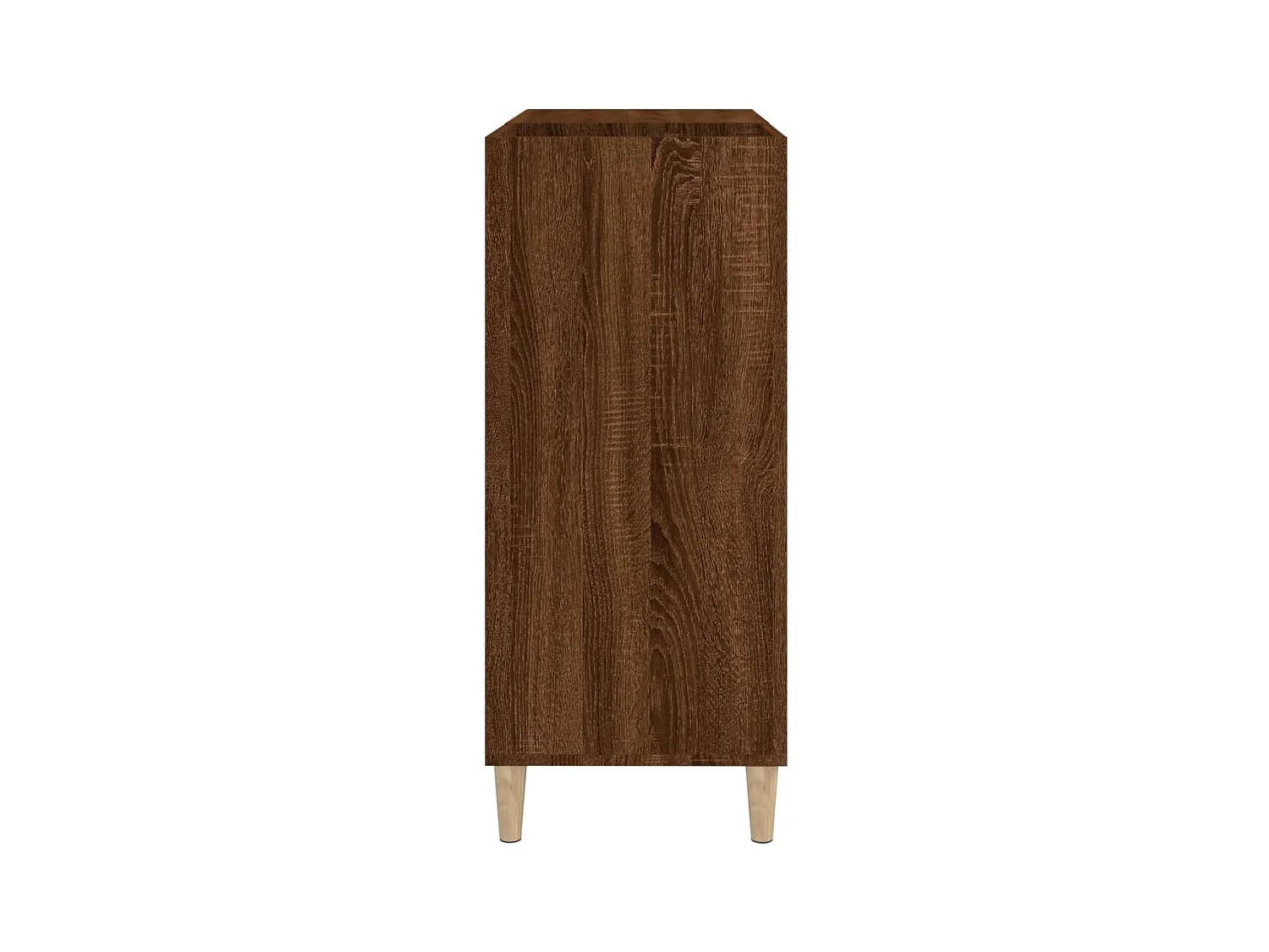 Armoire à disques chêne marron 84,5x38x89 cm bois d'ingénierie