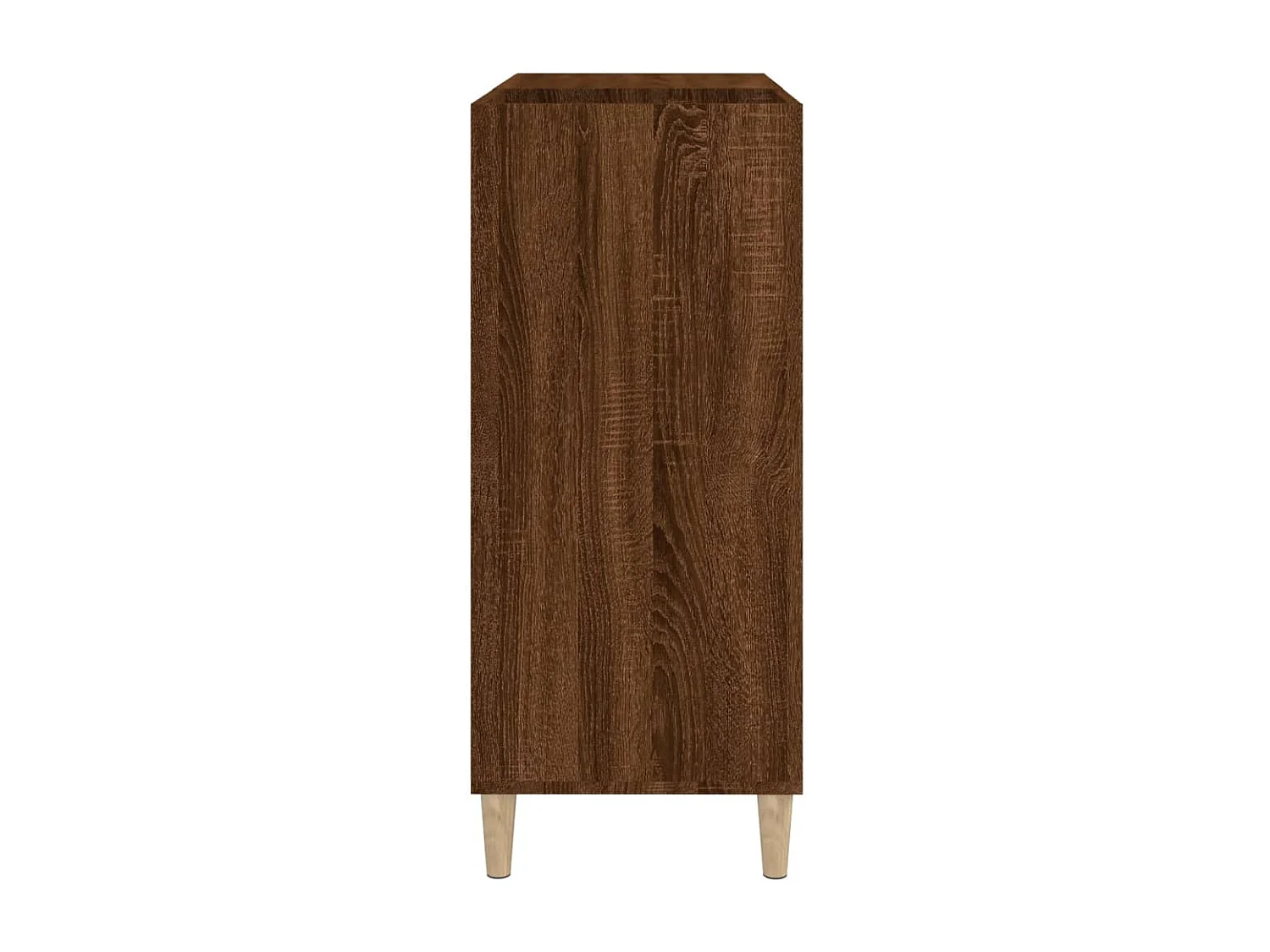 Armoire à disques chêne marron 84,5x38x89 cm bois d'ingénierie