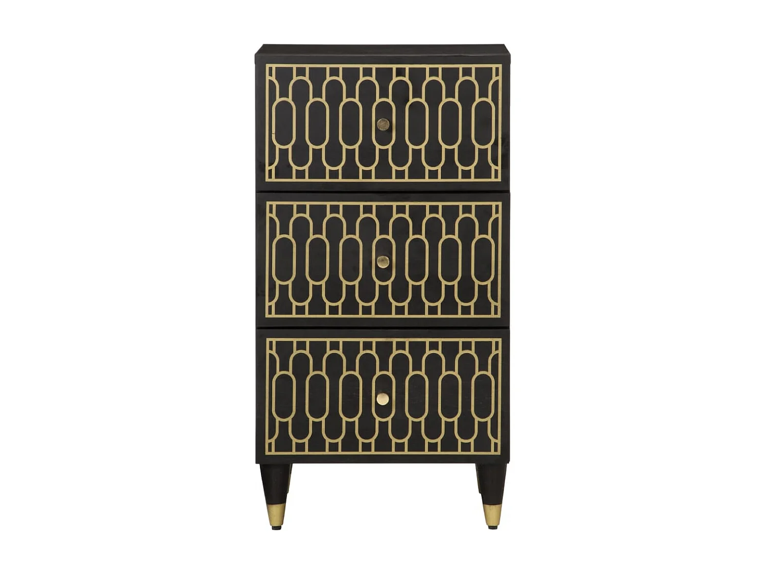 Armário lateral 40x33x75 cm madeira de mangueira maciça