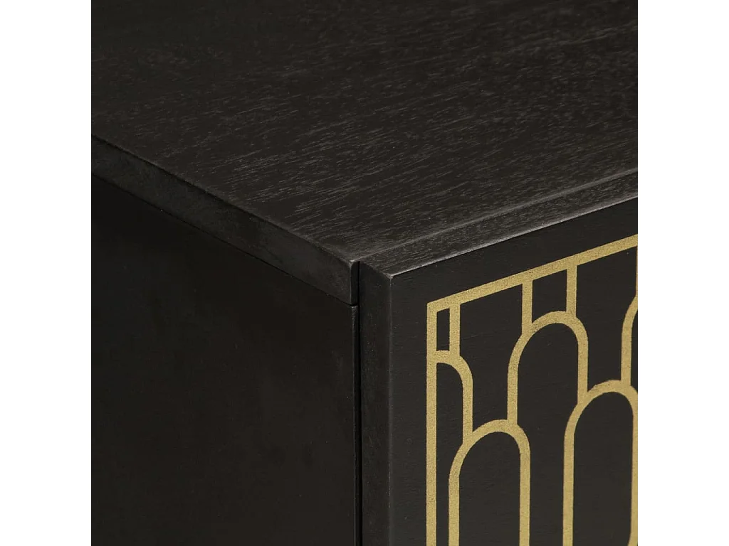 Armário lateral 40x33x75 cm madeira de mangueira maciça