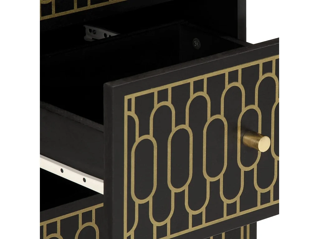 Armário lateral 40x33x75 cm madeira de mangueira maciça