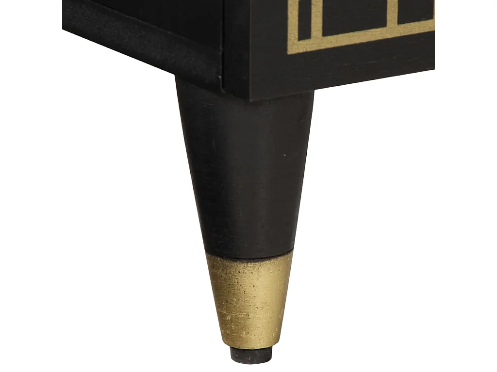 Armário lateral 40x33x75 cm madeira de mangueira maciça