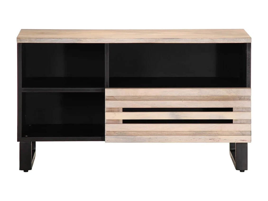 Mobile TV 80x34x46 cm in legno massello di mango