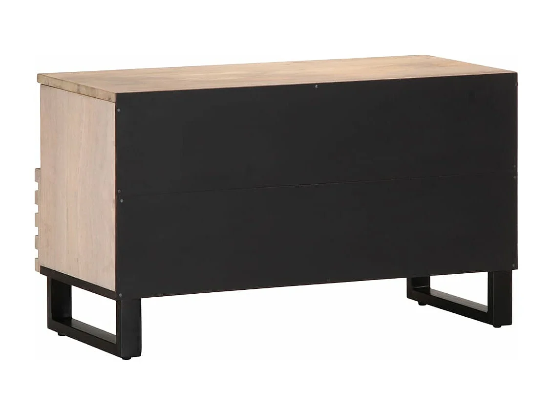 Mobile TV 80x34x46 cm in legno massello di mango