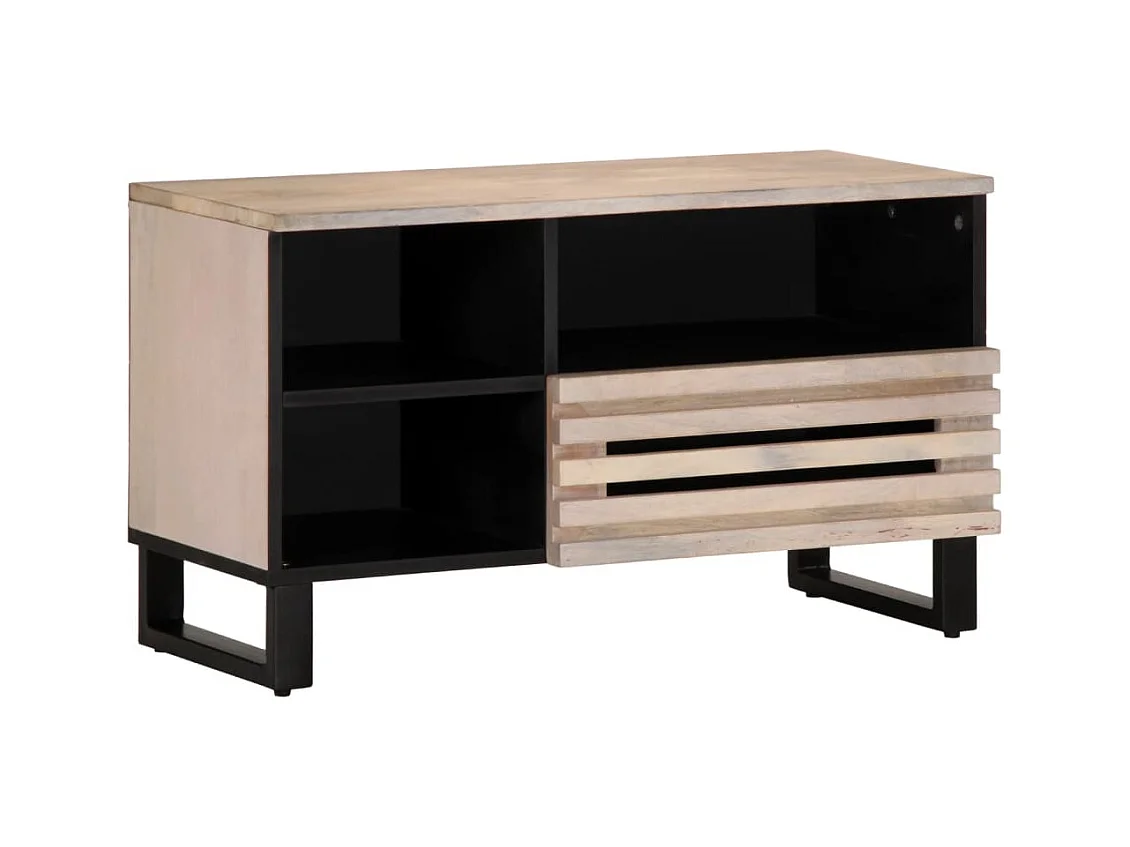 TV-meubel 80x34x46 cm massief mangohout